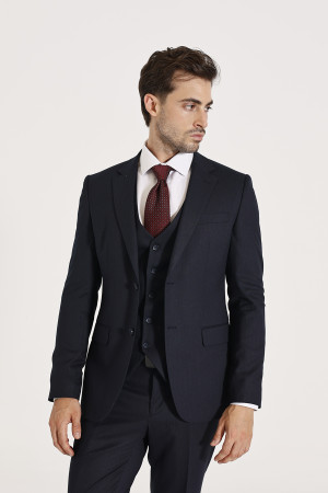  Mono Collar Vest Suit