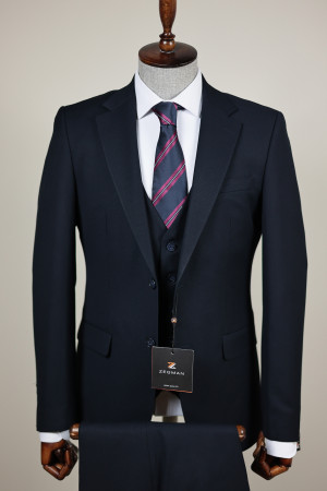  Mono Collar Vest Suit