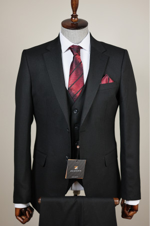  Mono Collar Vest Suit