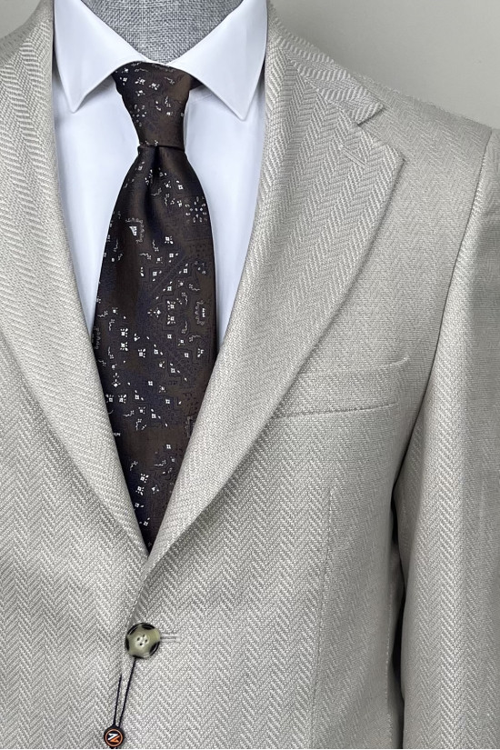 Yarım Astar Mono Yaka  Ceket