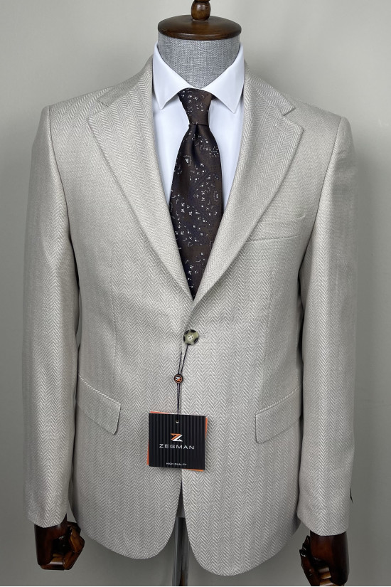 Yarım Astar Mono Yaka  Ceket