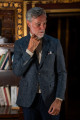 Mono Collar Patterned Jacket Mono Collar Patterned Jacket