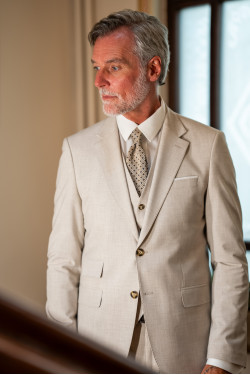 Mono Yaka Yelekli Takım Elbise 