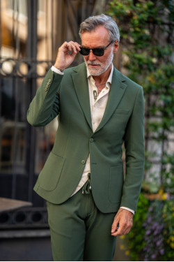 Yeşil Jogger Takım Elbise