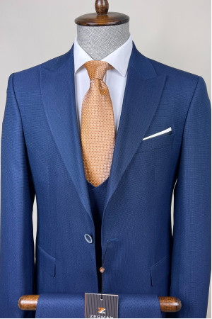 Peak Lapel 3 Pcs Suit