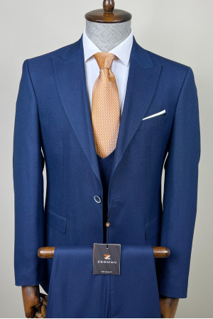 Peak Lapel 3 Pcs Suit