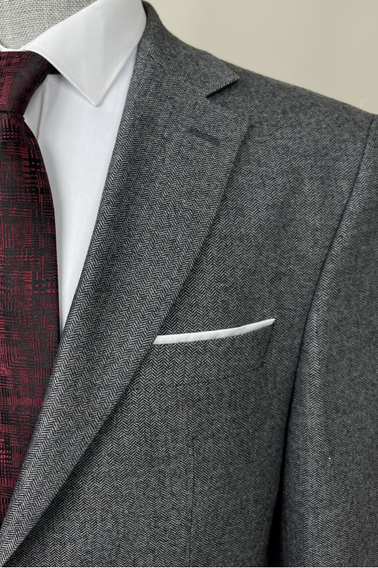 Mono Yaka Yün 4 Drop Ceket