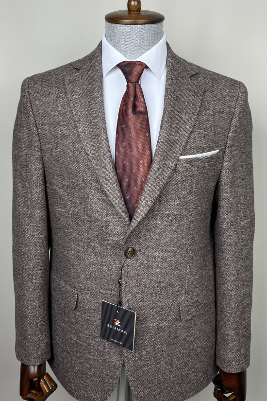 Mono Yaka Yün 4 Drop Ceket