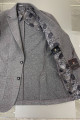 Plaid Mono Collar Jacket Plaid Mono Collar Jacket