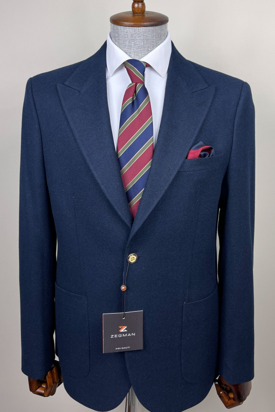 Sivri Yaka Torba Cep Ceket