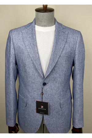 Yarım Astar Keten Ceket