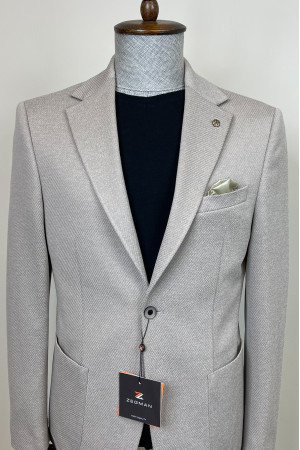 Mono Collar Bag Pocket Jacket