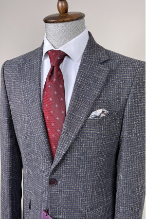 Mono Collar Patterned Jacket