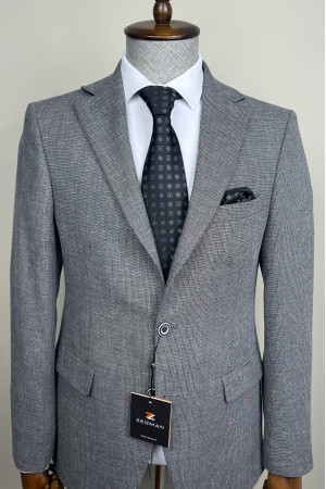 Peak Lapel Linen Jacket