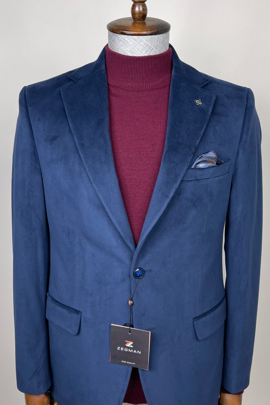 Mono Yaka Kadife Ceket