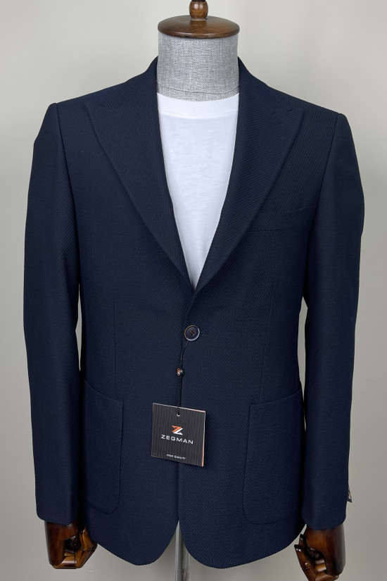 Yarım Astar Mono Yaka  Ceket