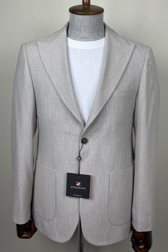 Yarım Astar Mono Yaka  Ceket