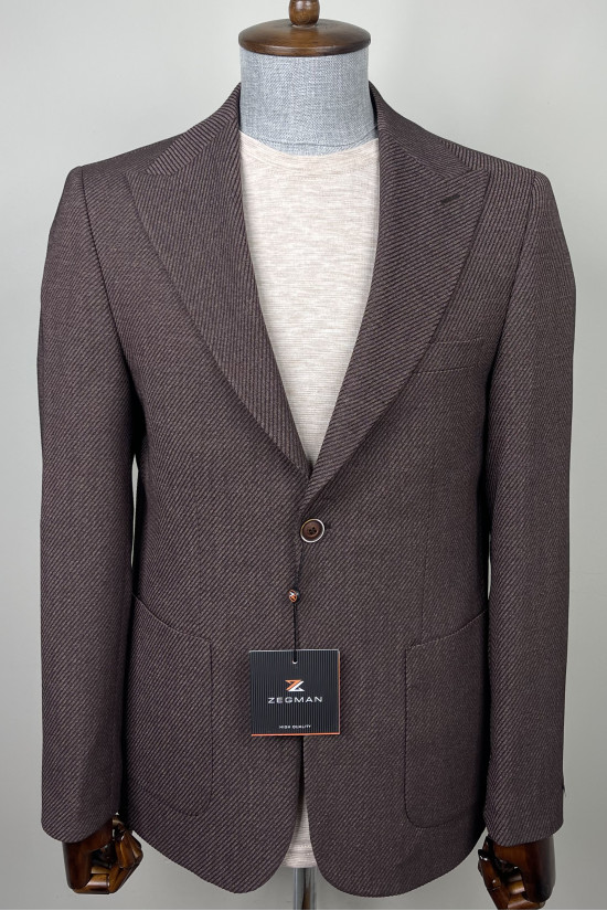 Yarım Astar Mono Yaka  Ceket