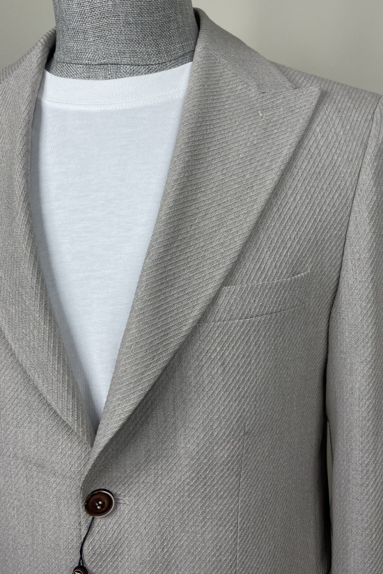 Yarım Astar Mono Yaka  Ceket