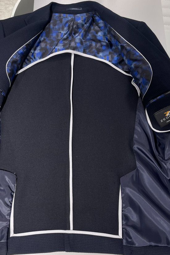 Yarım Astar Mono Yaka Torba Cep Ceket