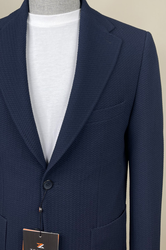 Yarım Astar Mono Yaka  Ceket