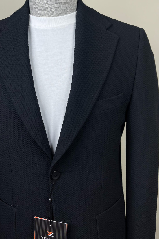 Yarım Astar Mono Yaka  Ceket