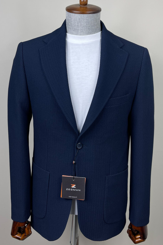 Yarım Astar Mono Yaka  Ceket