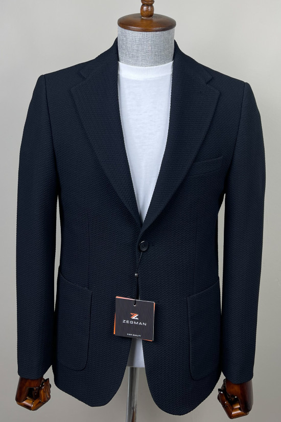 Yarım Astar Mono Yaka  Ceket