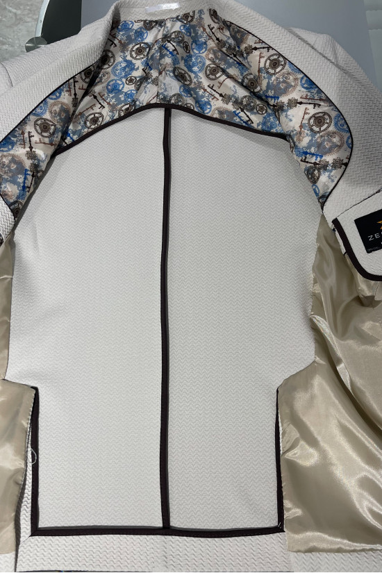 Yarım Astar Mono Yaka  Ceket