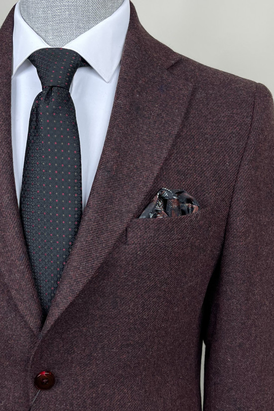 Mono Yaka Yün Ceket