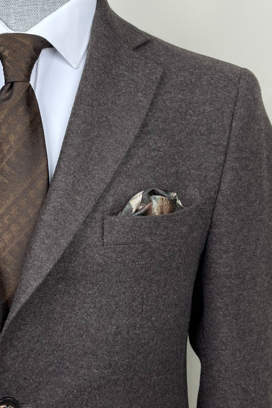 Mono Yaka Yün Ceket