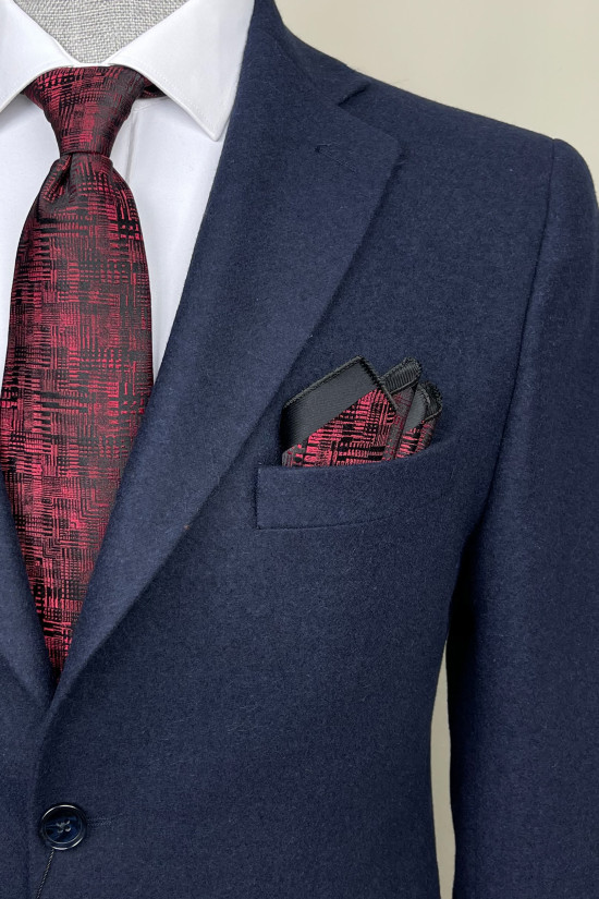 Mono Yaka Yün Ceket