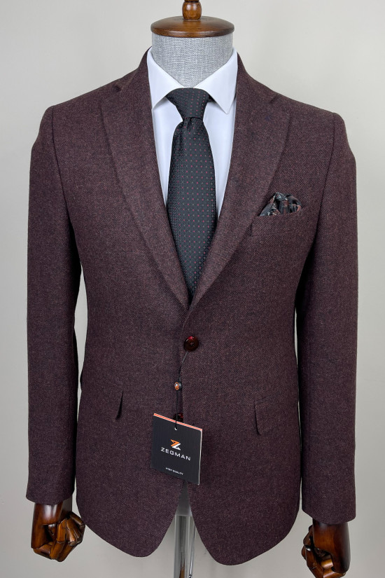 Mono Yaka Yün Ceket