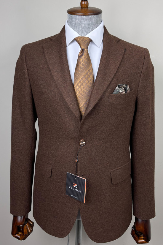 Mono Yaka Yün Ceket