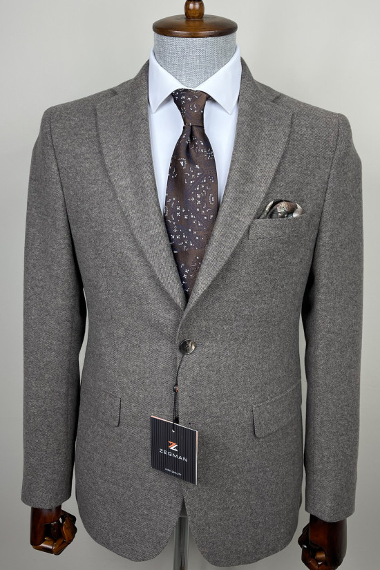 Mono Yaka Yün Ceket