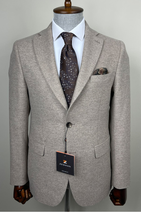 Mono Yaka Yün Ceket