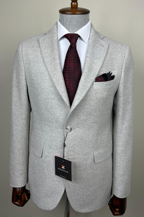 Mono Yaka Yün Ceket