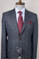 Mono Collar Plaid Jacket Mono Collar Plaid Jacket