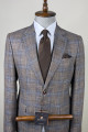 Mono Collar Plaid Jacket Mono Collar Plaid Jacket