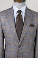 Mono Collar Plaid Jacket Mono Collar Plaid Jacket