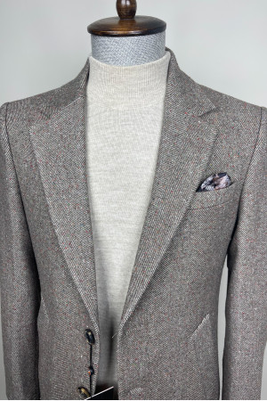 Mono Collar Long Coat
