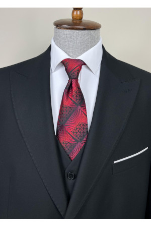 Büyük Beden Yelekli Takım Elbise