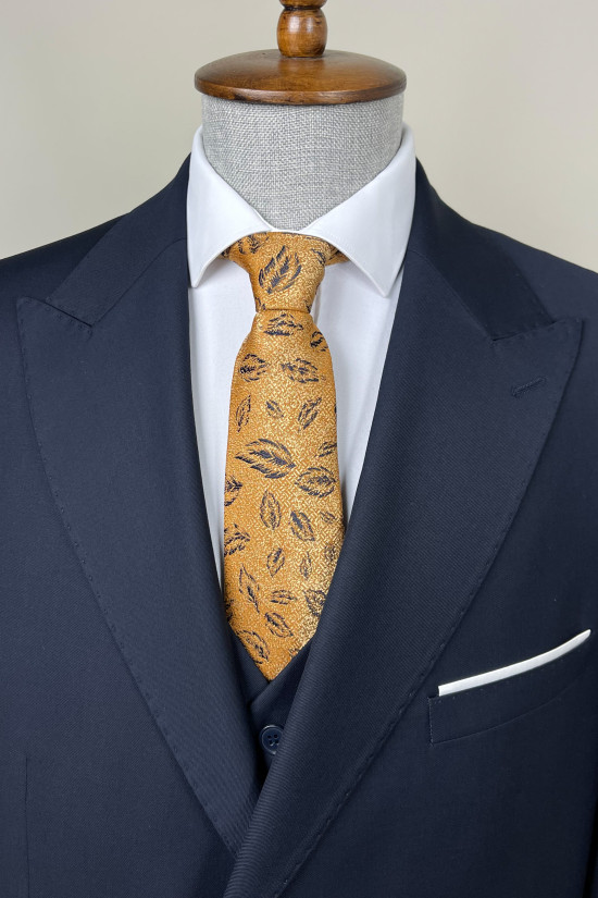 Büyük Beden Yelekli Takım Elbise