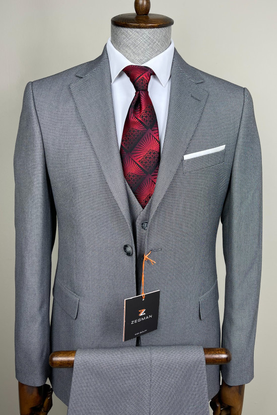 Mono Yaka Yelekli Takım Elbise 