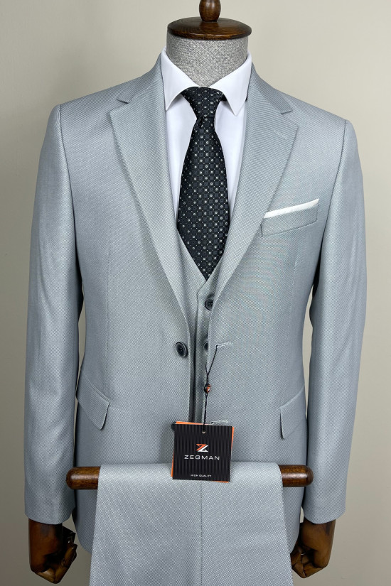 Mono Yaka Yelekli Takım Elbise 