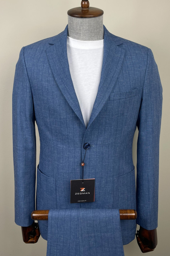 Yarım Astarlı Torba Cep Takım Elbise