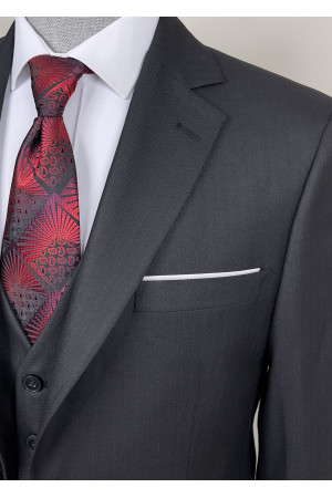 Mono Yaka Yelekli Takım Elbise 