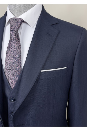 Mono Yaka Yelekli Takım Elbise 