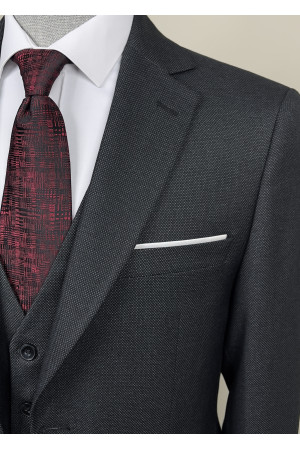 Mono Yaka Yelekli Takım Elbise 