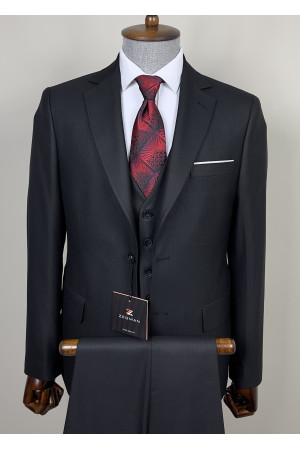 Mono Yaka Yelekli Takım Elbise 